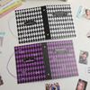 A5 Kpop Photocard Binder Collect Book Ins Šachovnice Idol Fotoalbum Držák karet Kawaii Složení Papírnictví Kniha