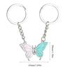 Cute Butterfly Magnetic Keychain Best Friend Key Chain for Women Handbag Car Keyholder Friendship Keyring Jewelry Gift