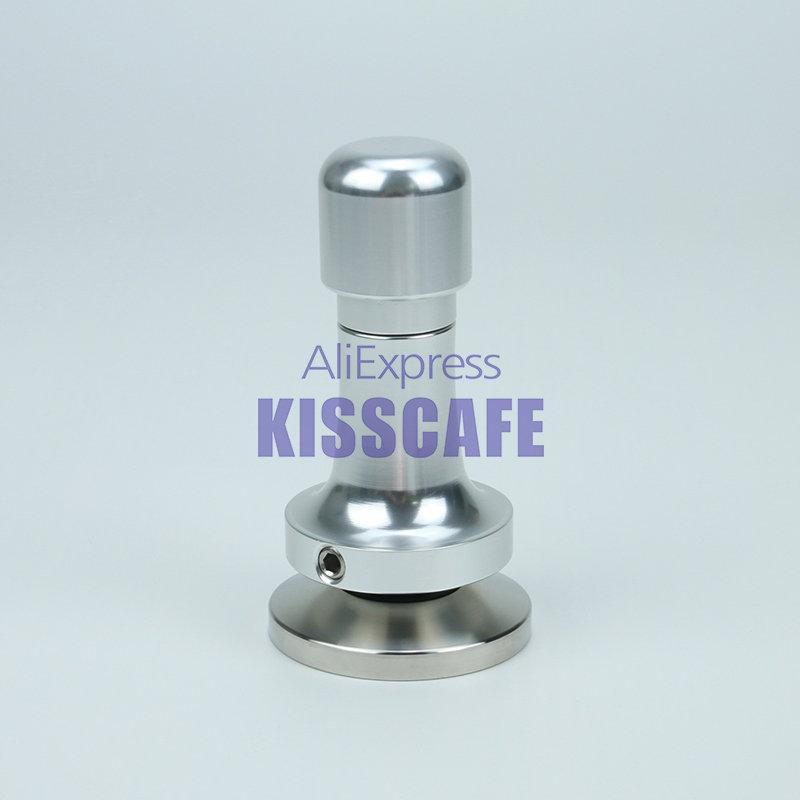 

51mm 53mm 57mm 58mm Coffee Tamper Elasticity Adjustable 304 Stainless Steel Aluminum Handle Pressure Hammer Accessories 51mm