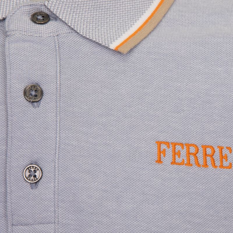 Polo coton Massimo ashrose avec liseré Homme GIANFRANCO FERRE