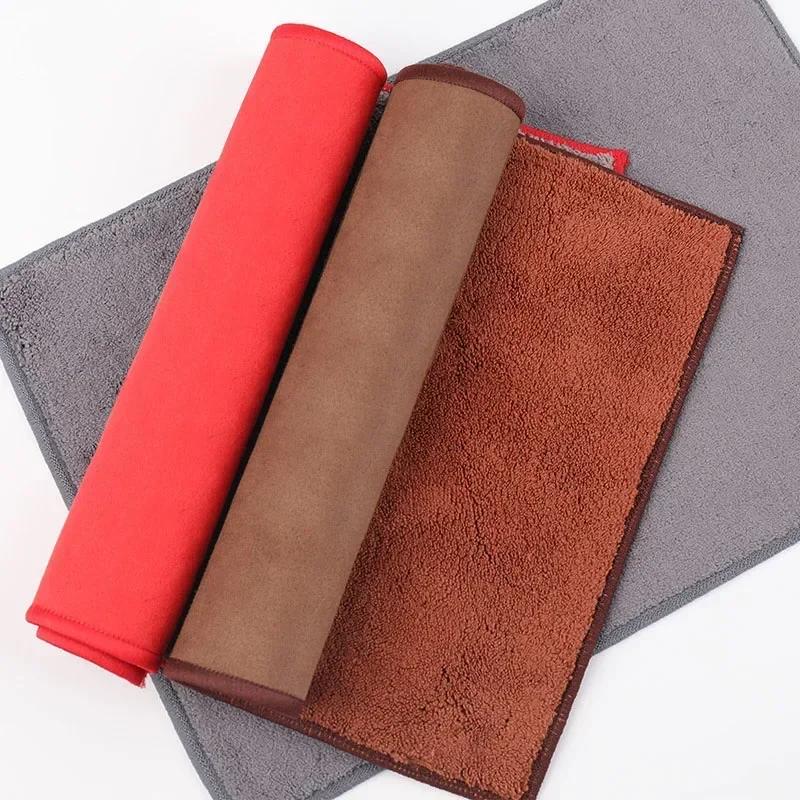 For Honda Civic Fit Jazz Accord Pilot CRV Odyssey Passport City Shuttle Car Wash Towel Suede Microfiber Cleaning Rag Cloth