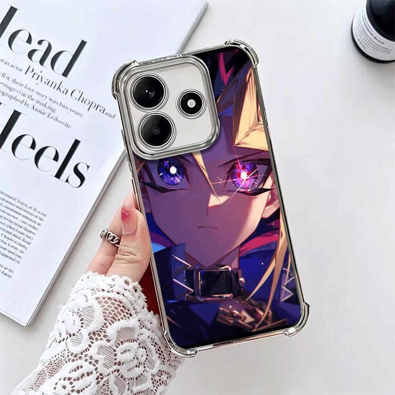

Yu-Gi-Ohs Anime Soft Phone Case For Xiaomi Redmi Note 14 15 Pro Plus 13 12 11S 11T 5G 10 9S 9 Plating Anti-Fall Fundas Redmi Note 11 Pro 5G