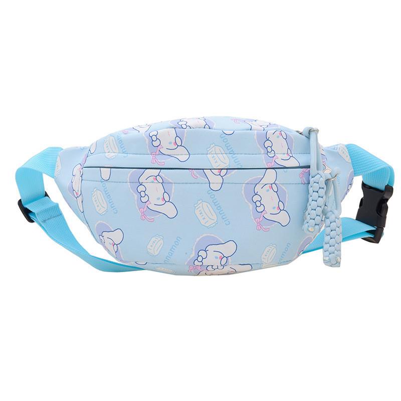 

Kuromi My Melody Очаровательная детская поясная сумка Модные принты Дышащая ткань для детского сада