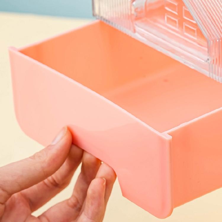 Bird Bath Cage Attachments for Small and Medium Birds Clear Hanging Bird Bathtub for Parrots and Budgies Easy To Clean