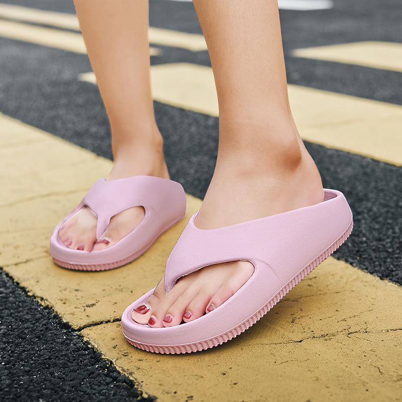 Hot Trendy Men's Platform Flip Flops Thick Sole Casual Slippers Men Non-Slip EVA Flip Flops Woman Slippers Home Slides Wholesale
