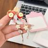 Practical Apples Designs Bracelet Jewelry Accessory for Stylish Girls Craft from Sturdy Resin for Trendy Look Styles