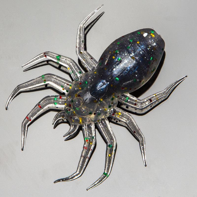 3 см Бионическая плавающая мягкая приманка-паук - Искусственная приманка-рыба из ТПР 10pcs Bag Packaging