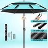 New Version Fishing Umbrella with Mechanical Arm Adjustment Big Beach Umbrella Large Parasol Outdoor Sunshade Protector
