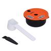 Reusable Coffee Capsule Coffee Filter Cup with Brush Spoon   Cafe Accessories