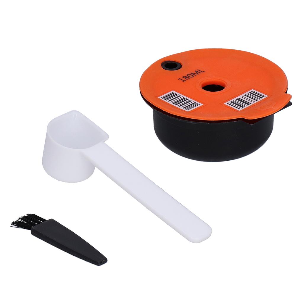Reusable Coffee Capsule Coffee Filter Cup with Brush Spoon Cafe Accessories