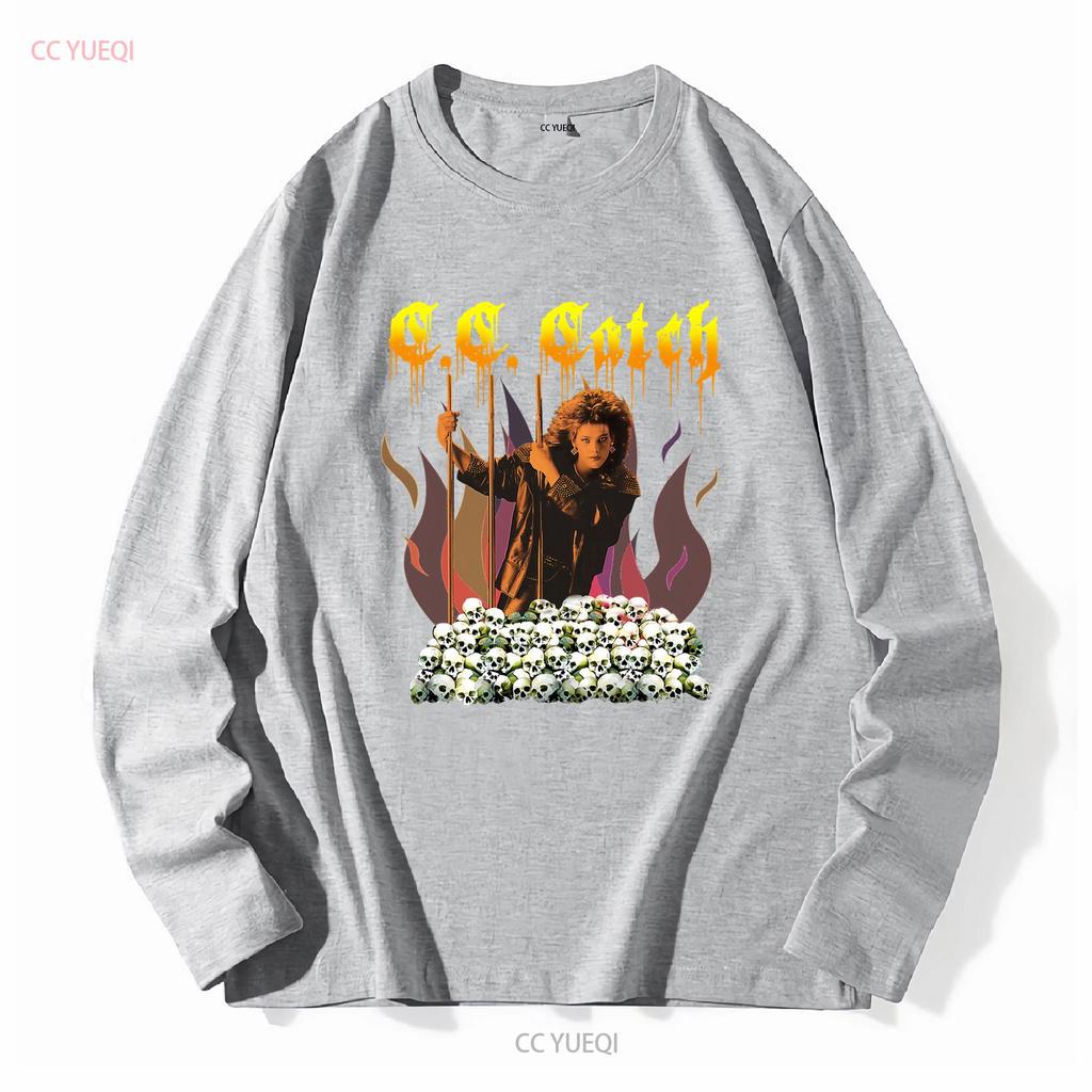 New Cc Catch Premium Retro Music American Black T Shirt Size S 5XL Long or Short Sleeves Vintage Washed Unisex Breathable