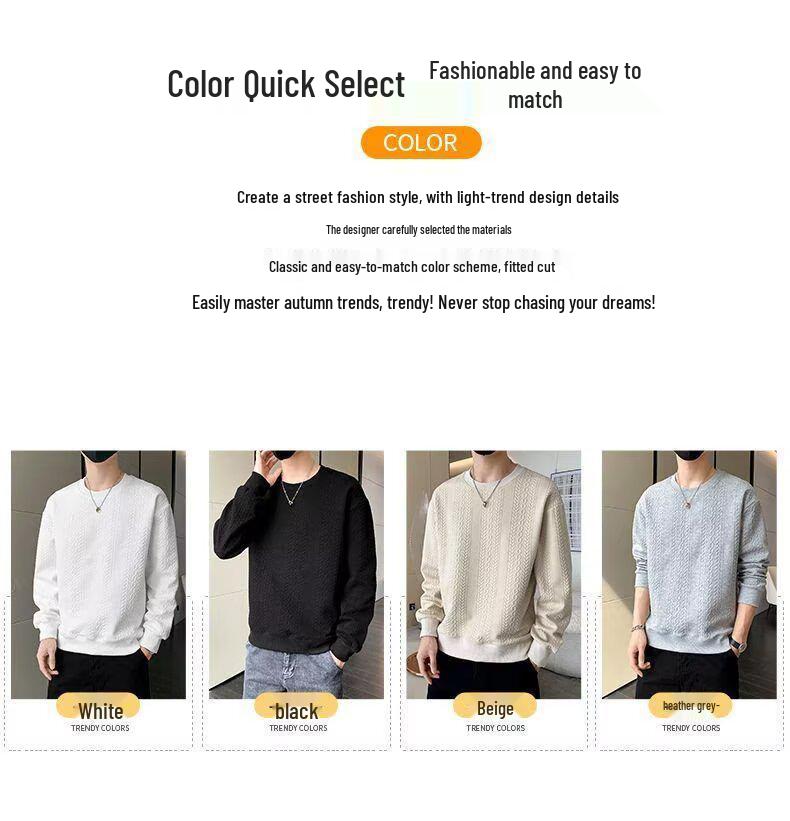 Nouveau sweat à capuche chaud uni à col rond pour homme, casual, haut de gamme, doublé de velours, pour l'automne et l'hiver