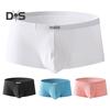 Heren Boxer Ondergoed Laag uitgesneden Effen Kleur Geribbelde Shorts Slips Snel drogend U-Convex Tas Dunne Slipjes