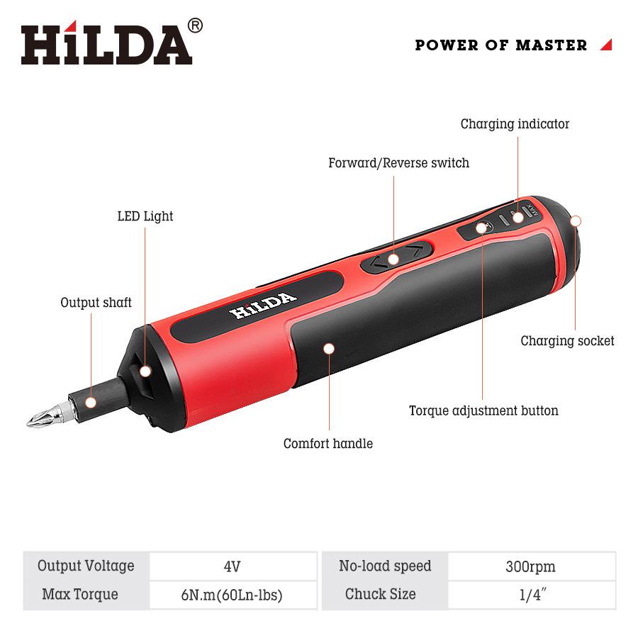 Rechargeable Multifunctional Electric Screwdriver Set for Home Repair