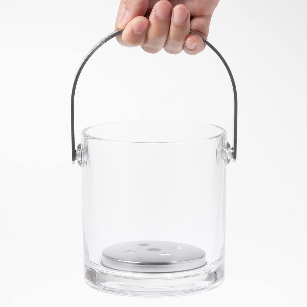 Toyo Sasaki Glass Ice Made in Ice Ice Bucket 56776N Bucket, Japan, Container,
