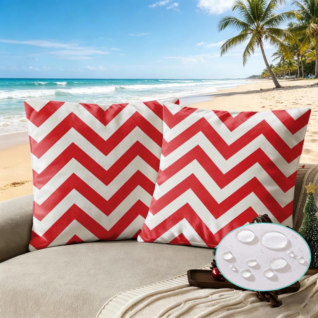 Modern Minimalist Polyester Waterproof Pillow Cover With Digital Print For Living Room Decor