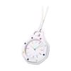 Orologio da tasca ottagonale colorato, Orologio analogico al quarzo meccanico, Orologio da tasca con cassa traforata con cinturino in ecopelle per uomo donna