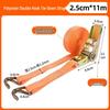 Polyester Double Hook Truck Tie-Down Strap