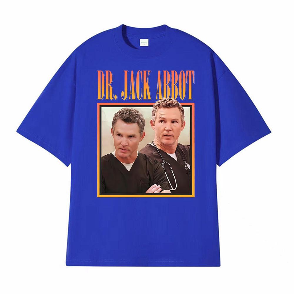 Dr Jack Abbot Funny Print T Shirts Unisex Women Clothing Oversized Vintage Short Sleeve Tshirts 100 Cotton Comfort Loose Tshirt