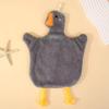 Children's Cartoon Goose Absorbent Hand Towel - Cute Hanging Bib & Handkerchief