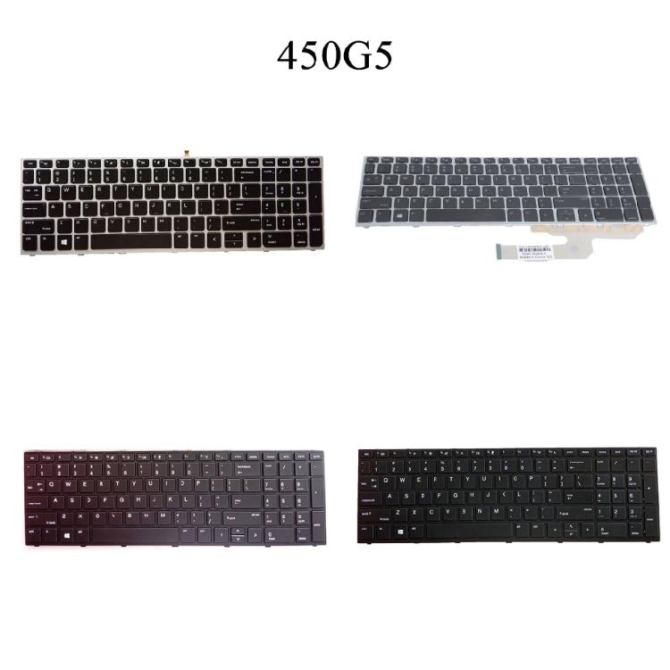 US Version Backlit Keyboard for HP Probook 450 G5 455 G5 470 G5 Silver Frame