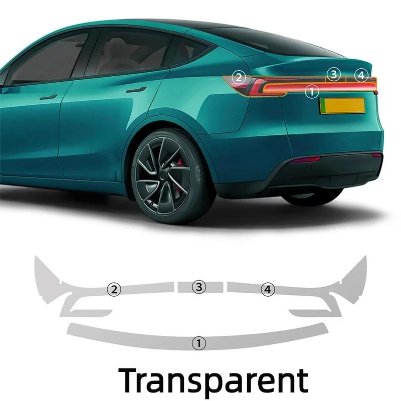 For Tesla Model Y Juniper 2025 2026-UP PPF Car Film Protective Film Front Door Rear Door Extended Bumper Lamp Car TPU Vinyl Wrap