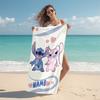 Personalized Angel Stitch Book Beach Towel Microfiber Beach Towel Thin Absorbent for Beach Swimming Yoga Bath Sports. 0910308