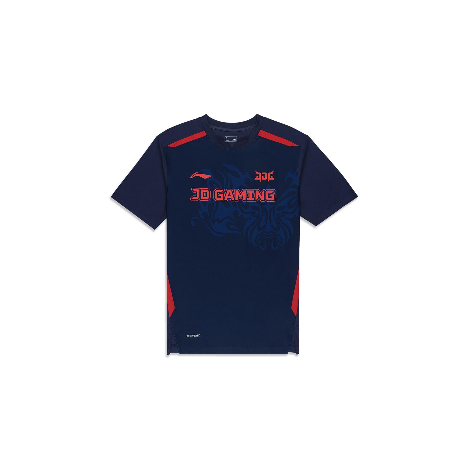 Li Ning Sports Life Collection T Shirt Men s Dark Ship Blue ATST667-1 S