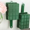 Hahood 2 Pieces Floral Foam Cage with Floral Foam Flower Arrangement Foam Cage with Handle Rectangle Flower Foam Cage Holder for Fresh Flowers, Home