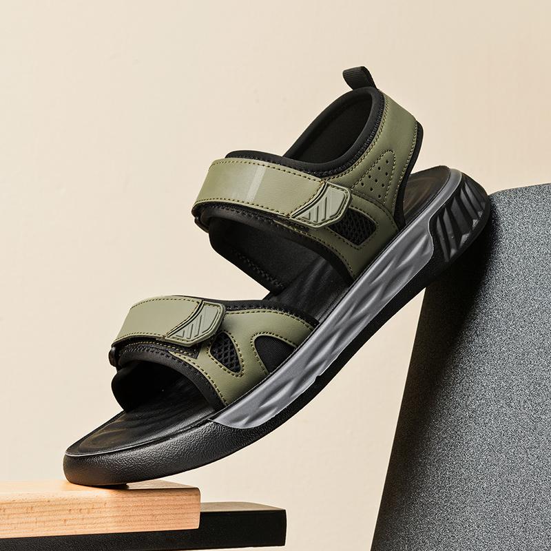 Fashion Sandals Men Summer Soft Sole Casual Roman Sandals Mens Shoes Trend Stylish Gladiator Men Platform Outdoor Beach Sandalias