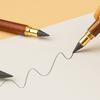 Wooden Everlasting Pen No Sharpening Sketch Pen Write Smoothly for Writing