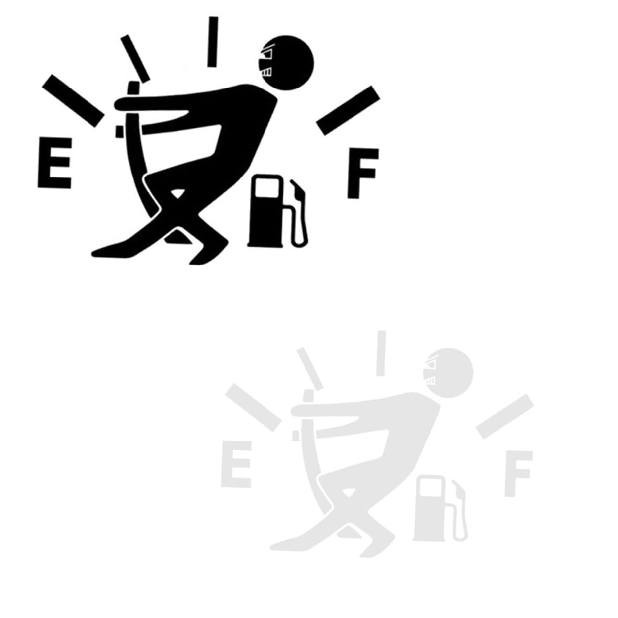 

Beatifufu Gas Gauge Sticker Seal Tank Car Sticker Gas Meter Applique s164 White Medium белый