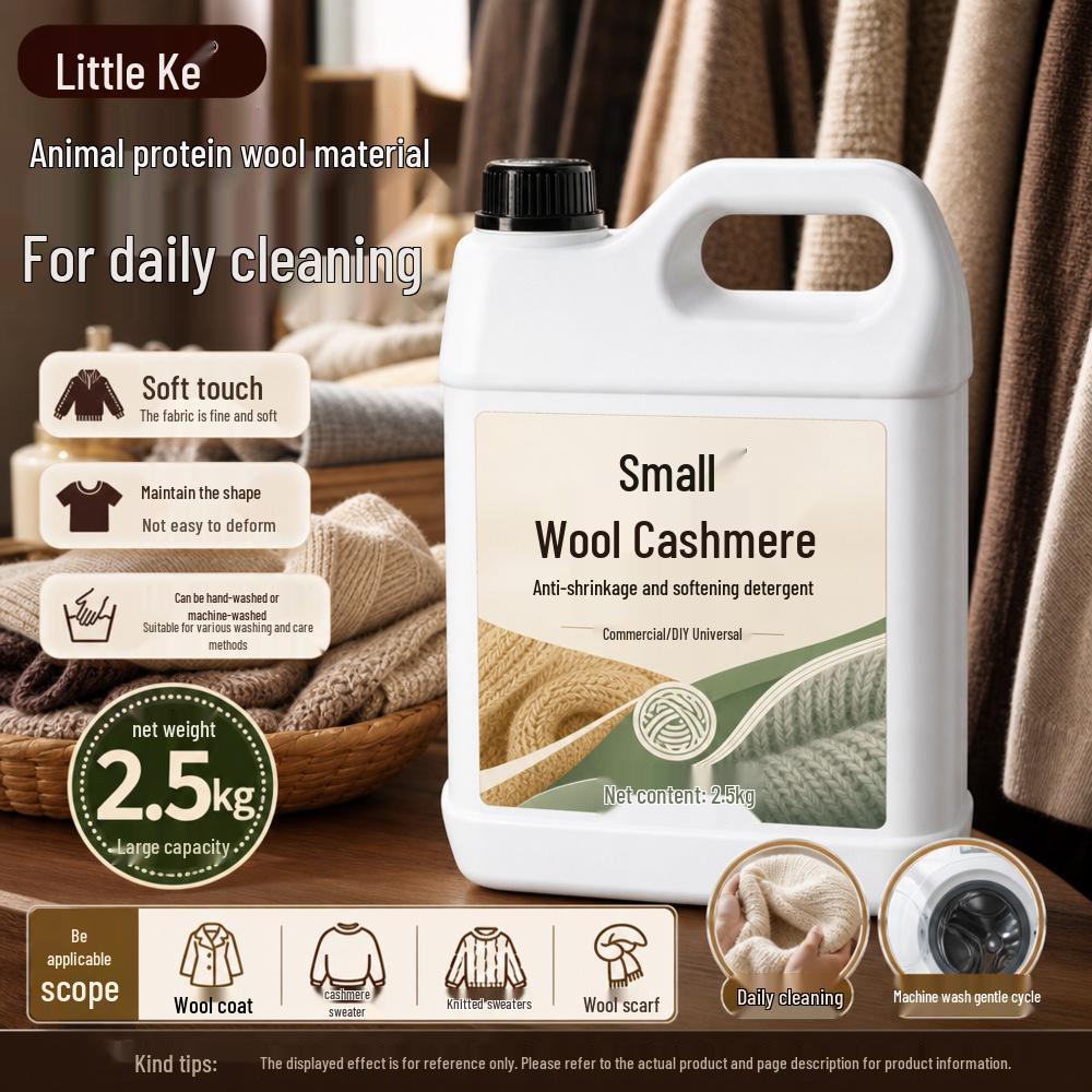 Wool & Cashmere Anti-Shrink Softening Cleanser for Knitwear and Woolen Apparel