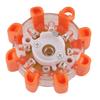 Multi Function 8LED Roadside Warning Flashing Safety Emergency Light for Car  Boat(Orange)