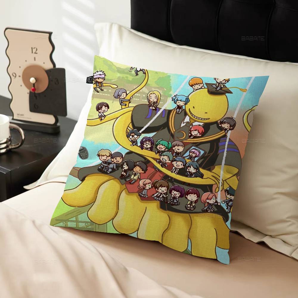 Anime Assassination Classroom Copricuscino Copricuscino decorazione Decorazione Festiva
