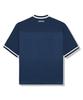 DRIX Rugby Track Oversized Mesh Jersey Half Sleeve_Navy