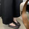 Fashion Breathable Fish Net Women Mary Jane Shoes Spring Autumn Comfort Ladies Casual Slip On Ballet Flats Shoes