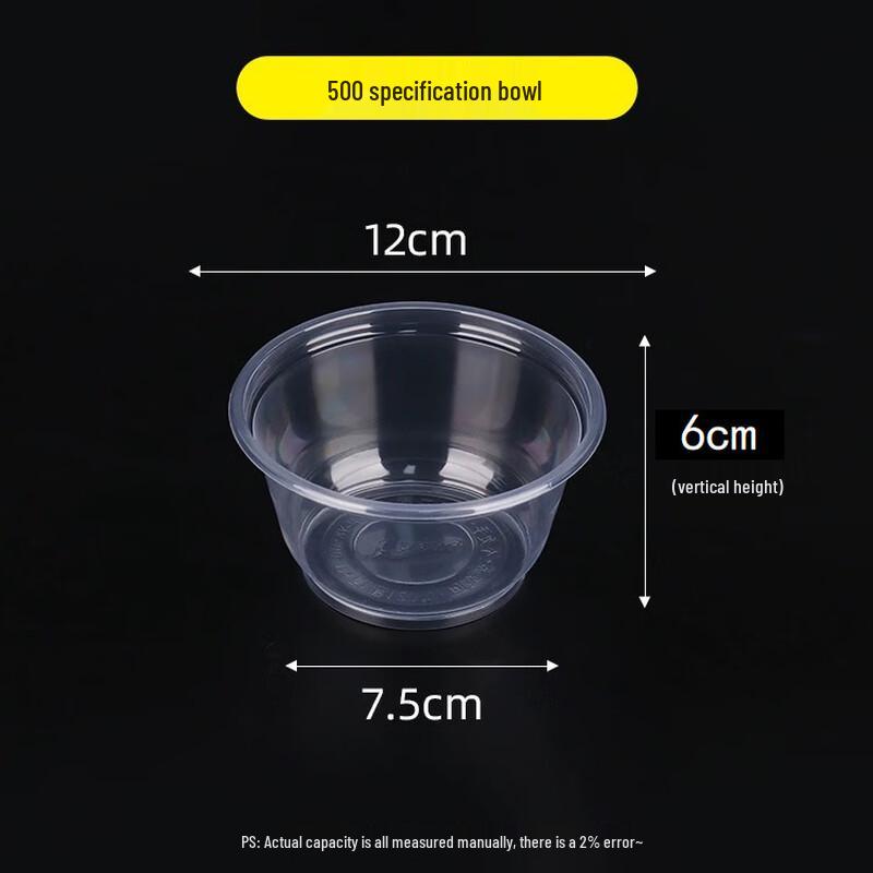 Disposable Round Plastic Bowl