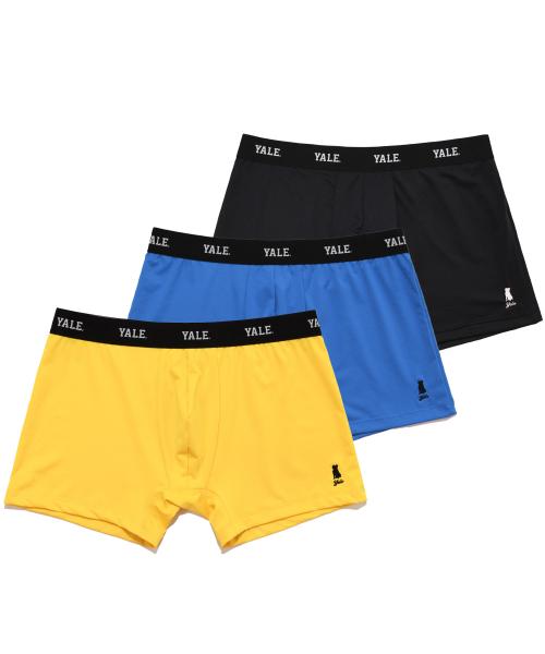 

[Yale] 3-Pack Heritage Dan Cool Dry Boxer Briefs Package [Shipped from Korea] 100% Authentic S