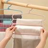 5 Layers Pants Towel Scarfs Racks Storage Clothes Hangers Trousers Hangers Organizers Holders Closet Storage Organization