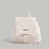 Autumn Winter Bag Women 2024 New Furry Bag High-end Plush Backpack Drawstring Large Capacity Single Shoulder Small Backpack