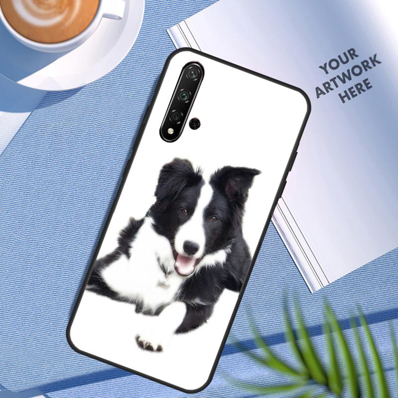 Border Collie Dog For Huawei Nova Y90 Y60 Y70 Y91 Y61 Y72 Y73 3i 7i 8i 11 12i 9 10 SE P20 P30 Pro P40 Lite Case