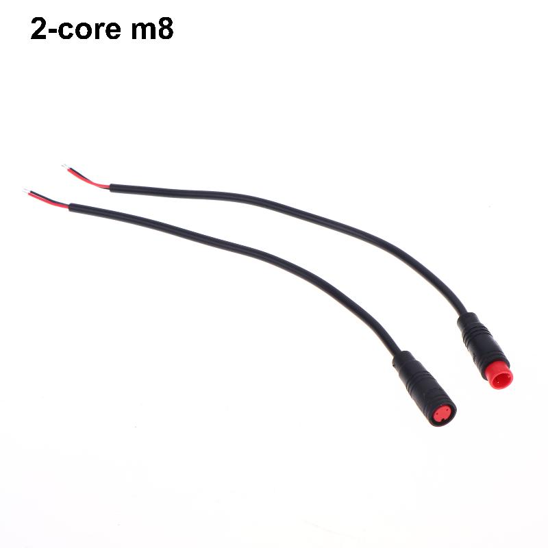 Black Ebike Accessories Optional Cable Base Connector Waterproof Connector 2/3/4/5/6Pin Cable Display Pin