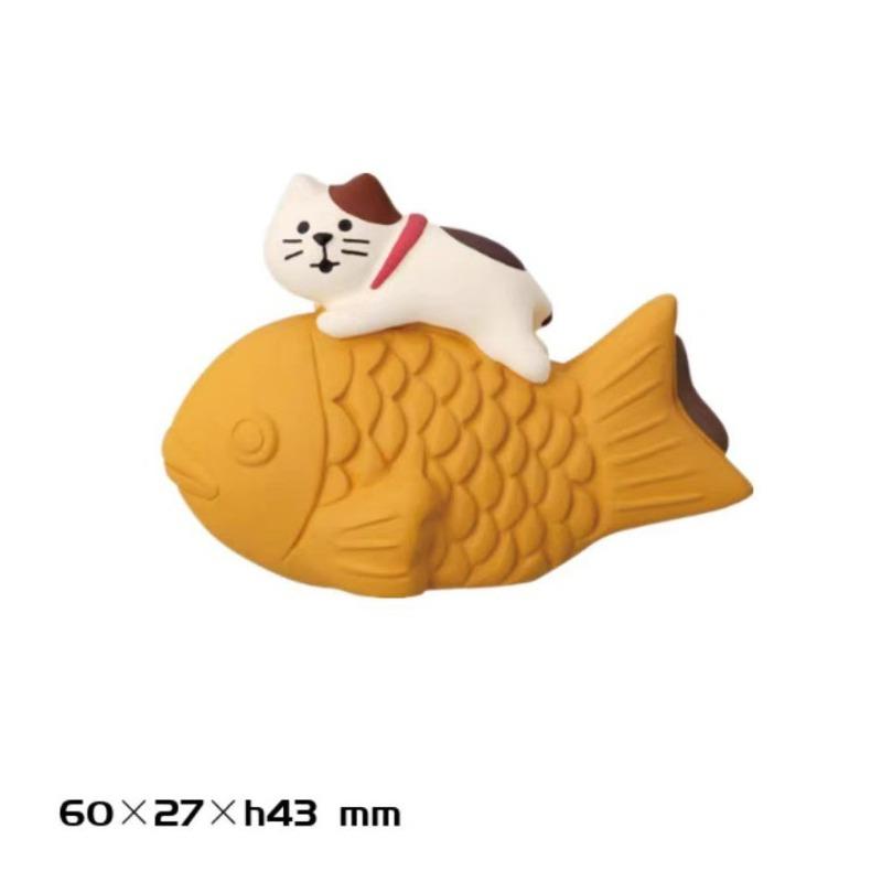 Cute Cat Refrigerator Sticker Grocery Zakka Bread Coffee Shop Decorative Gift Magnetic High Value Refrigerator Jewelry