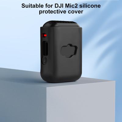 Silicone Protective Case Soft Shell Dust Prevention Cover Scratch-proof Transmitter Case for DJI Mic 2 Microphone Accessories