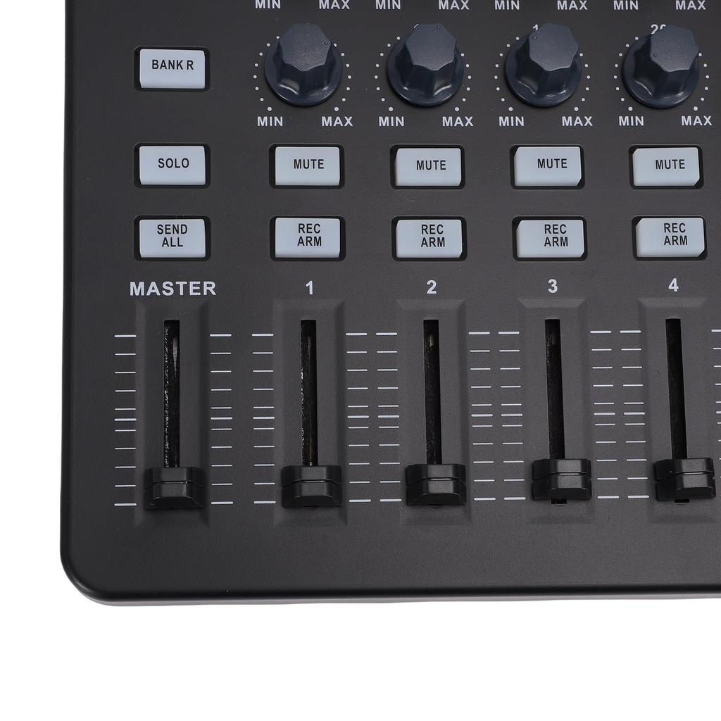 summina Portable MIDI Keyboard Controller with 24 Knobs, 9 Faders, and 18 Buttons for Music Production, Recording Studios, Composition, and Arrangemen