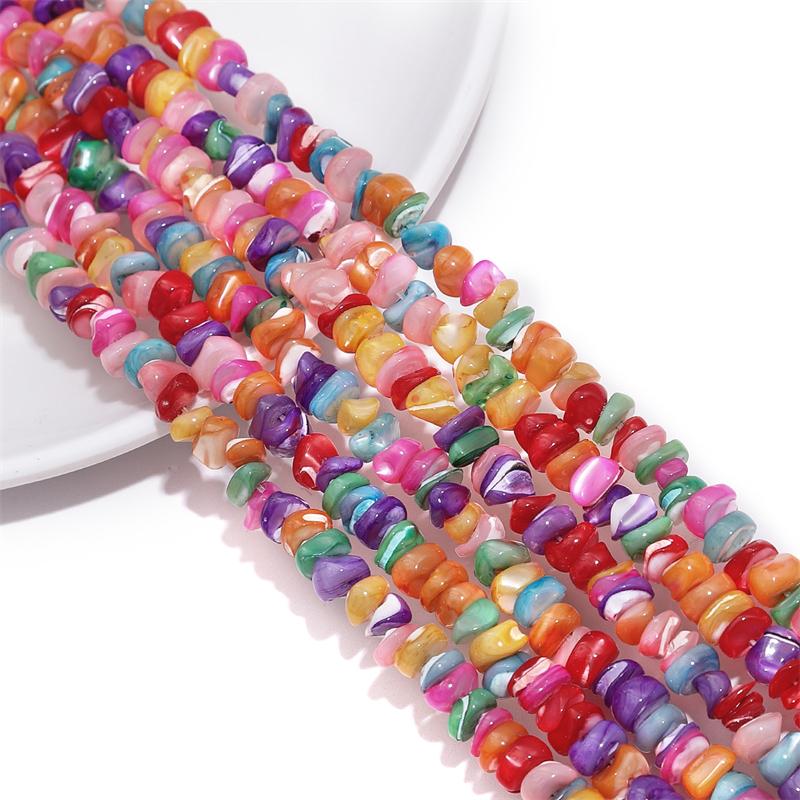 Natural Colored Irregular Freshwater Colored Horseshoe Shell Beads For DIY Necklace Bracelet Earrings Jewelry Making
