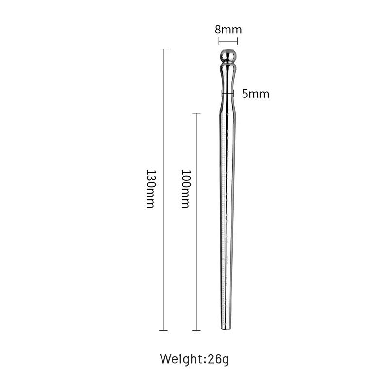 Male Urethral Sounds Steel Metal Hollow Horse Eye Stick Male Prostate Urethral Stimulation Penis Plug Sex Toys for Men