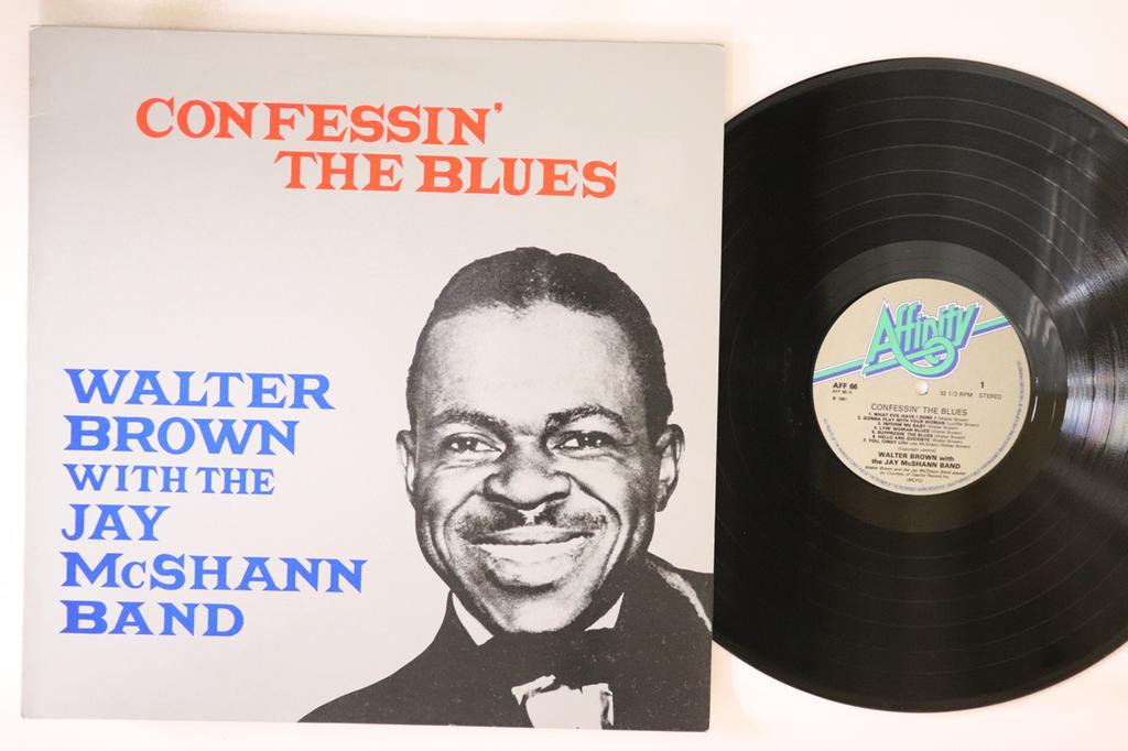 LP Record WALTER BROWN JAY MCSHANN  Confessin The Blues AFF66 AFFINITY 1981 UK Blues Used