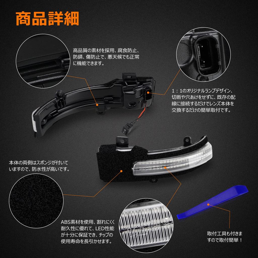 Inspection Mitsubishi Outlander Door Mirror Turn Full Mirror Turn Genuine Set of Japanese Instruction Tools [Vehicle Preparation] Signals, Flowing,